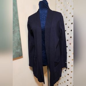 Size L retrelogy dark blue cardigan